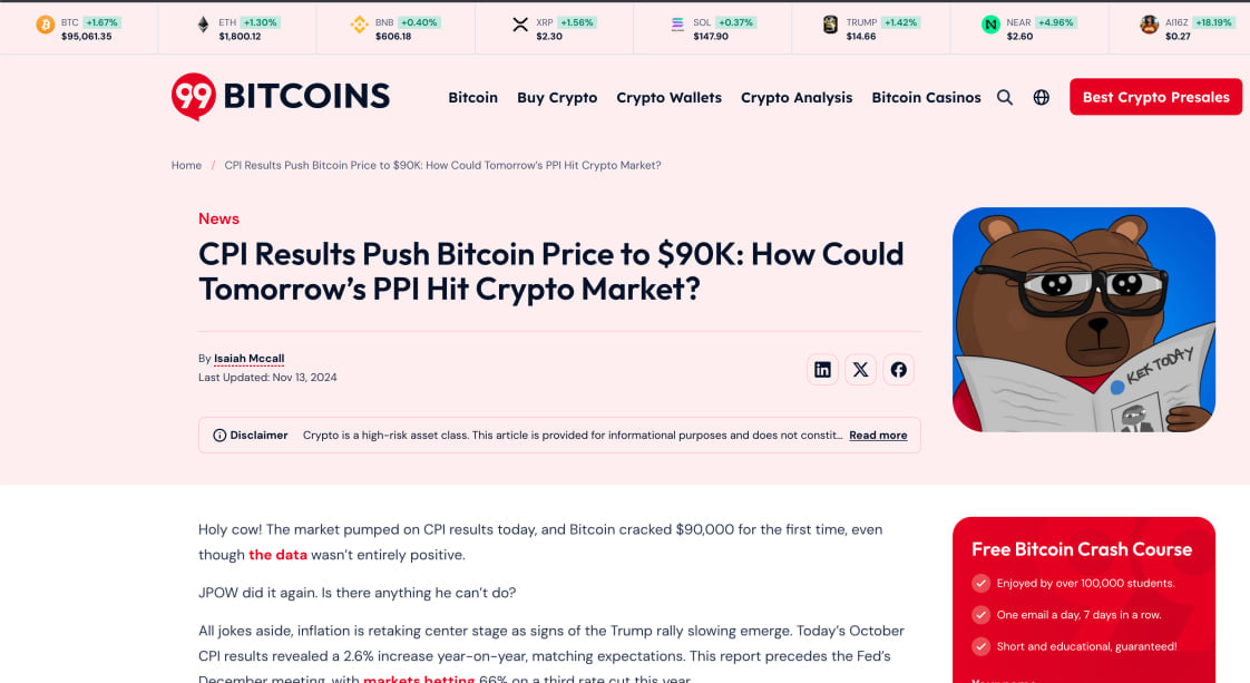bobo on 99bitcoins website